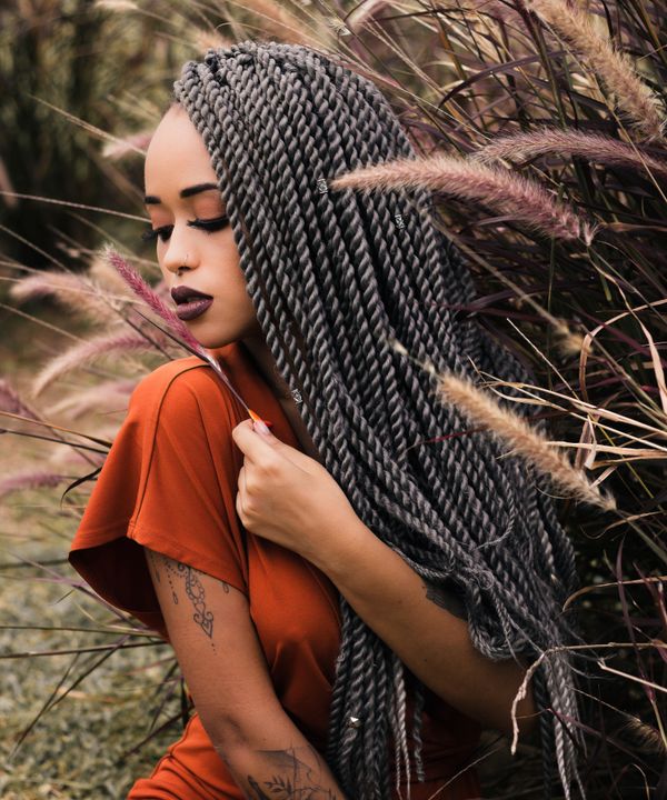 Senegalese twists, finished full length